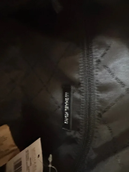 Michael Kors Black and White Patterned Satchel NWT - Picture 7 of 11